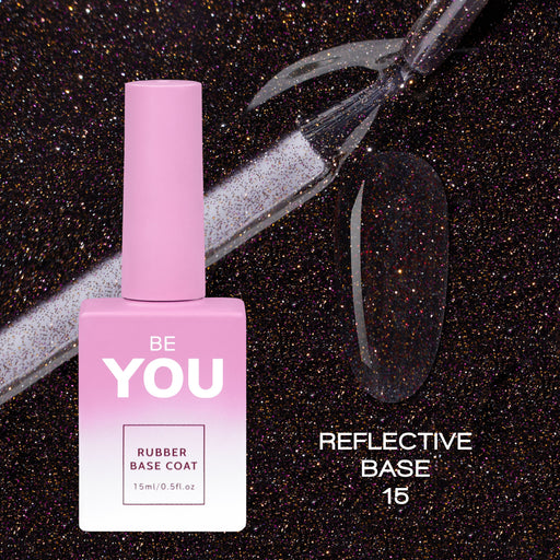 nbmsupply BEYOU Professional Reflective Base 15 15 ML BRB1515 Black