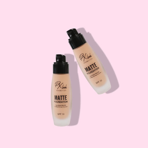 Prolux Cosmetics Matte Foundation for Oily Skin Matte Foundation Misty Rose 11 GOLDEN NEUTRAL,12 NUDE FAIR,13 HONEY,14 HONEY FAIR,15 GOLDEN DARK,16 SPICED ALMOND