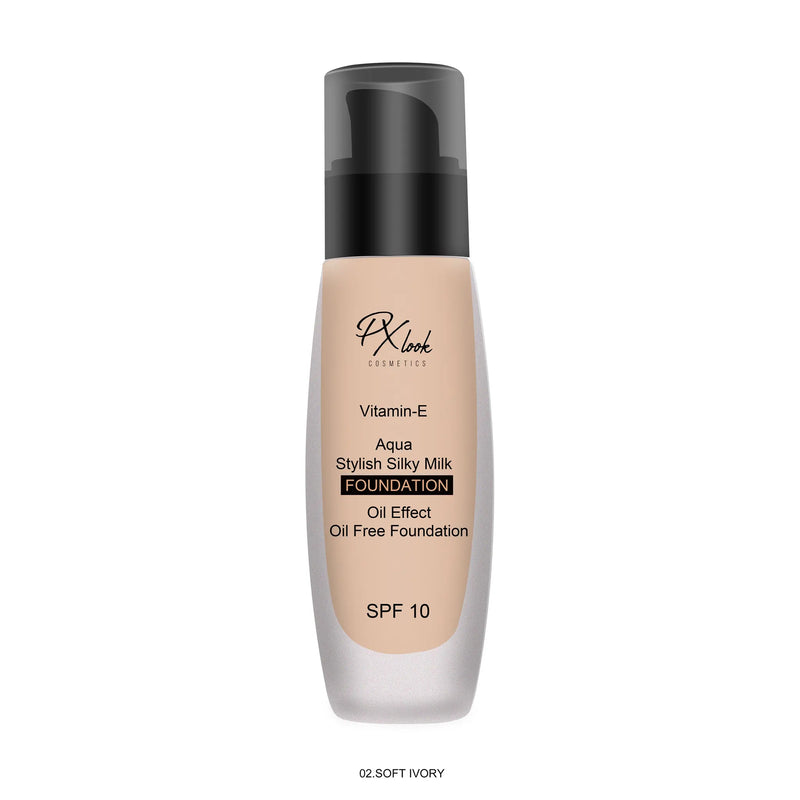 Prolux Cosmetics Silky Milk Foundation Face Foundation White Smoke #2 Soft Ivory