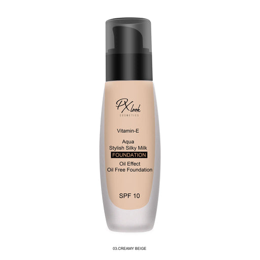 Prolux Cosmetics Silky Milk Foundation Face Foundation White Smoke #3 Creamy Beige
