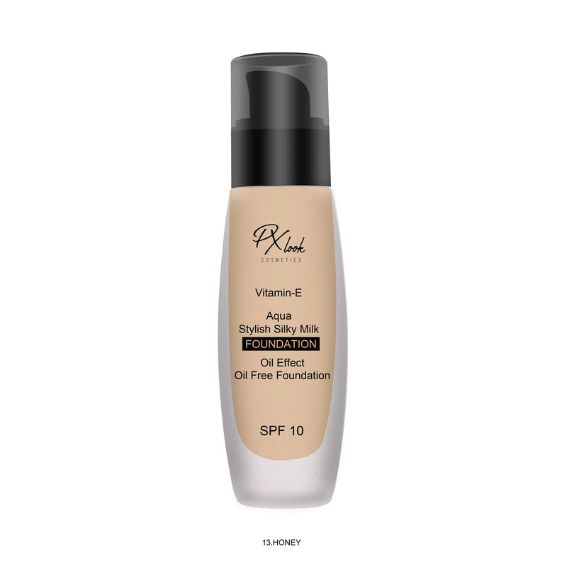 Prolux Cosmetics Silky Milk Foundation Face Foundation White Smoke #13 Honey