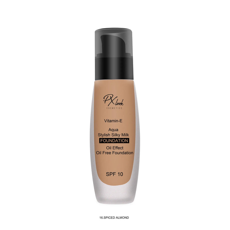 Prolux Cosmetics Silky Milk Foundation Face Foundation White Smoke #16 Spiced Almond