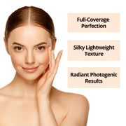 Prolux Cosmetics Silky Milk Foundation Face Foundation White Smoke #1 Natural Beige,#2 Soft Ivory,#3 Creamy Beige,#4 Medium Beige,#5 Soft Beige,#6 Dark Beige,# 11 Golden Neutral,#12 Nude Fair,#13 Honey,# 14 Honey Fair,#15 Golden Dark,#16 Spiced Almond