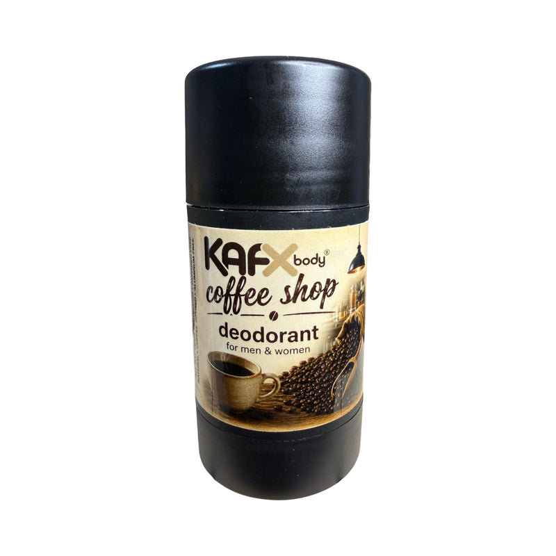Coffee Shop Coffee-Infused Natural Deodorant – Real Coffee Scent & Safe for All