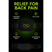 ZAQ Skin & Body REVA Multifunctional Infrared Heat, PEMF  Belt for Enhanced Wellness and Relaxation Black