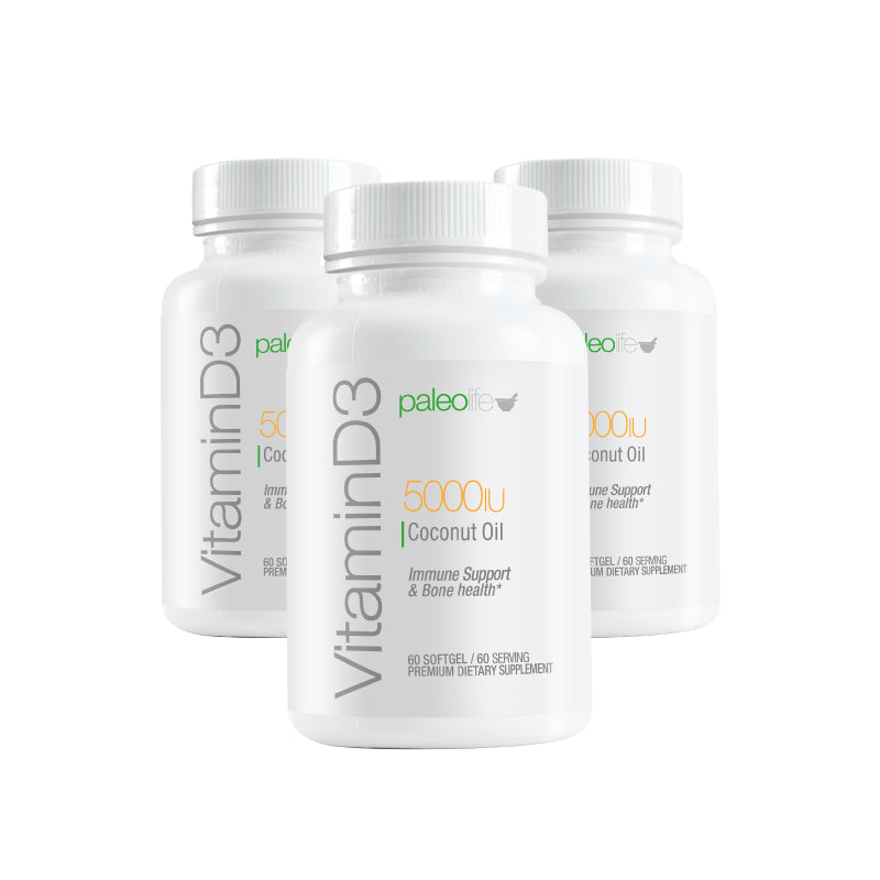 Paleolife Vitamin D3 Restore VITAMIN D3 5000 IU White Smoke 3 Pack