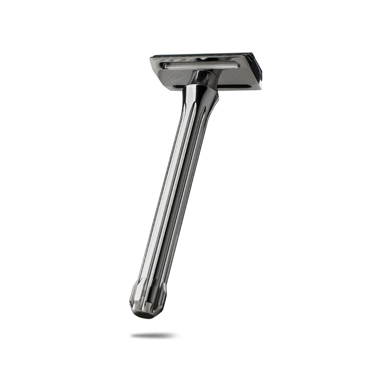 Blackland Razors Blackbird Titanium Razor Dim Gray Polished / Long / Lite SB