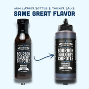 Elijah's Xtreme Bourbon Blueberry Chipotle BBQ Sauce & Marinade BBQ Sauce Alice Blue