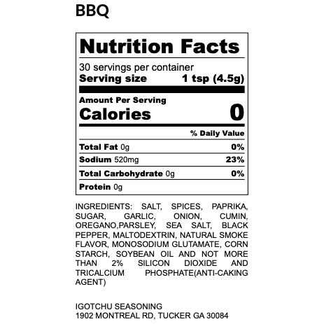 Igotchu BBQ Seasoning