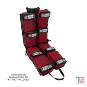 True Rescue 8 Kit Carry Tote Case White Smoke Black,Red