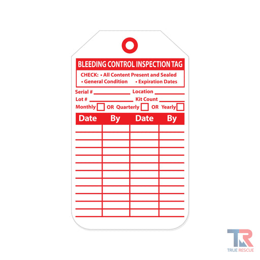 True Rescue Inspection Tag Inspection Tag White Smoke