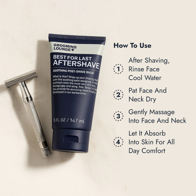 Grooming Lounge Grooming Lounge It Takes Two To Make A Shave Go Right Set (Save $8) Shaving Creams, Aftershaves Antique White