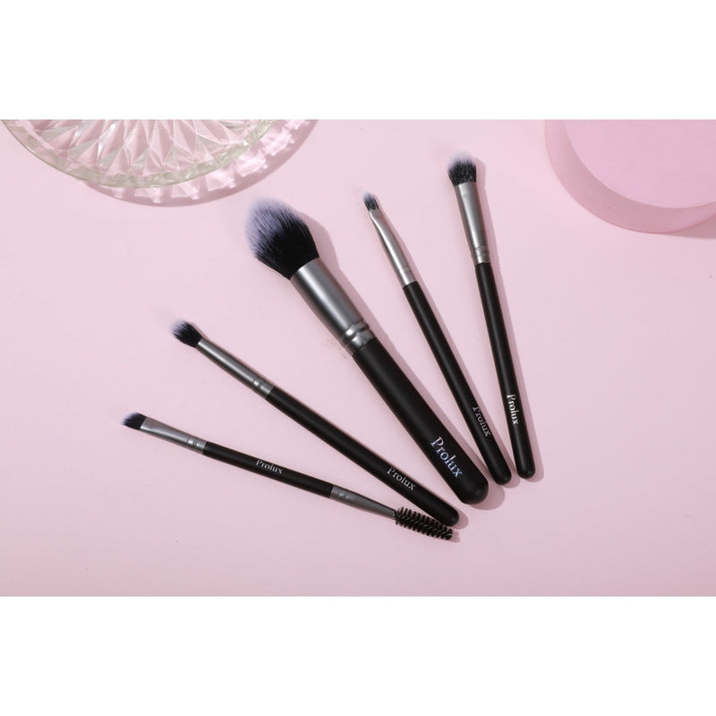 Prolux Cosmetics Deluxe Brush Set BRUSH SET Thistle Gold,Black
