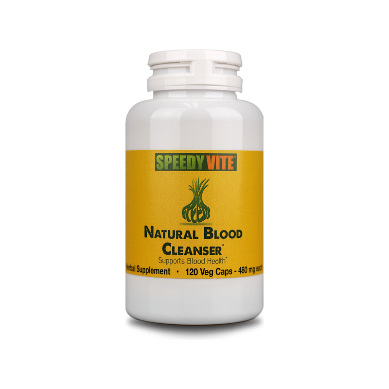 SpeedyVite® Natural Blood Cleanser – 120 Veg Capsules | Herbal Detox Support | SpeedyVite® - FREE EXPEDITED Veg Capsules Light Gray 1x 120 Veg caps,CASE OF 6x 120 Veg caps