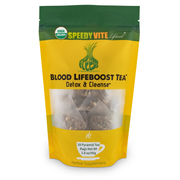 SpeedyVite® Blood LifeBoost® Tea | USDA Organic Herbal Cleansing Tea (4 oz / 8 oz / 28 Bags) | SpeedyVite® - FREE SHIPPING Tea White Smoke 1x 28 Teabags,CASE OF 6x (28 Teabags)