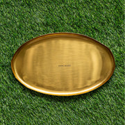 Rosy Rings Gold Centerpiece Botanical Candle Plate Candle Plate Dark Olive Green