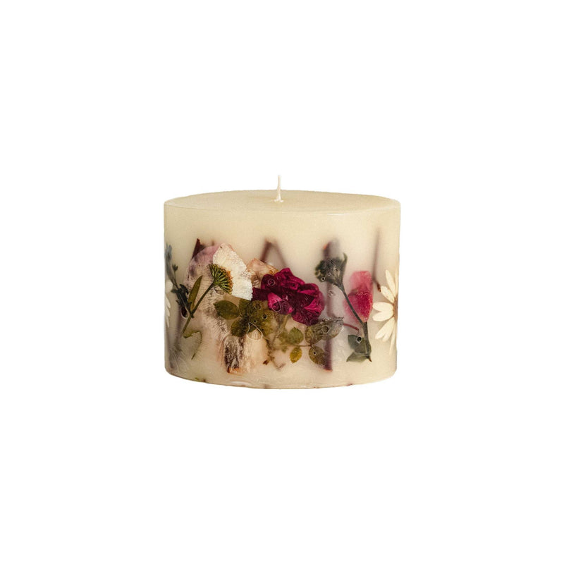 Rosy Rings Petite Botanical Candle - Apricot Rose Petite Botanical Candle Tan