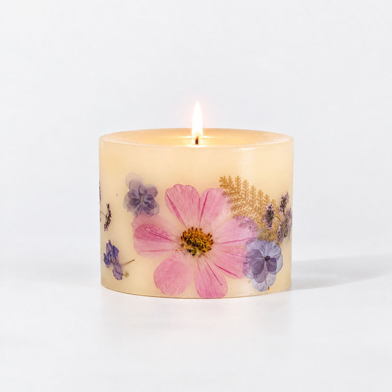Rosy Rings Petite Botanical Candle - Roman Lavender Petite Botanical Candle Lavender