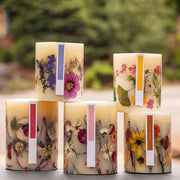 Rosy Rings Accent Botanical Candle - Honey Tobacco Small Botanical Candle Dim Gray