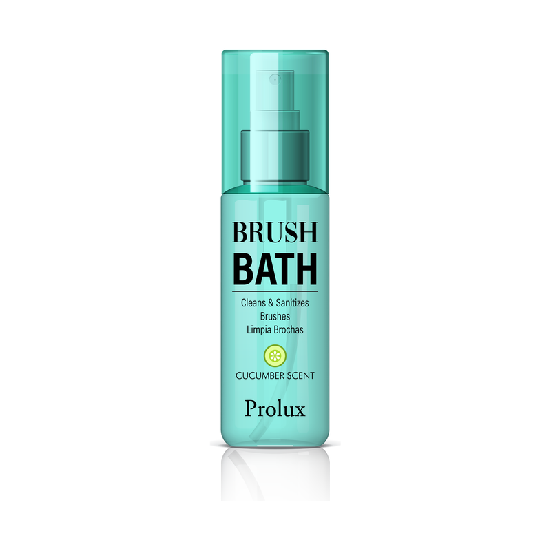 Prolux Cosmetics Brush Bath | Makeup Brush Cleaner Brush Cleaner Medium Aquamarine Pink- Watermelon Scent,Green-Cucumber Scent
