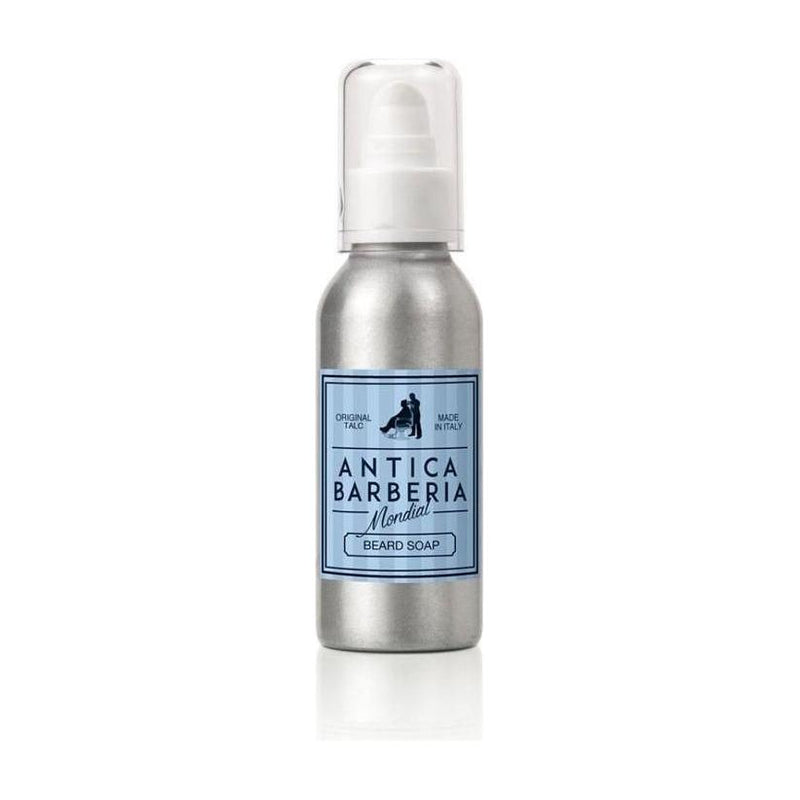 Mondial Mondial Antica Barberia Original Talc Cleansing Beard Soap 100 ml Beard Soap Light Gray