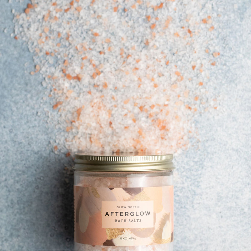 Slow North Afterglow Bath Salts - 15 oz Jar Body Care Light Gray