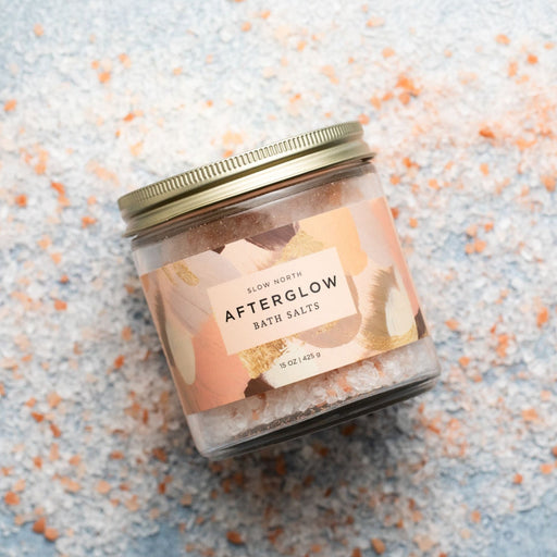 Slow North Afterglow Bath Salts - 15 oz Jar Body Care Lavender