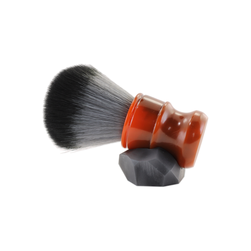 Handsome & Debonair Shaving Brush - Burnt Orange Shaving Tool Dark Slate Gray Yes,No