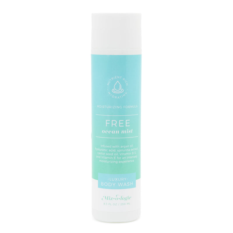 MIXOLOGIE Mixologie Luxury Body Wash Women's Body Wash Light Blue Free (ocean mist)