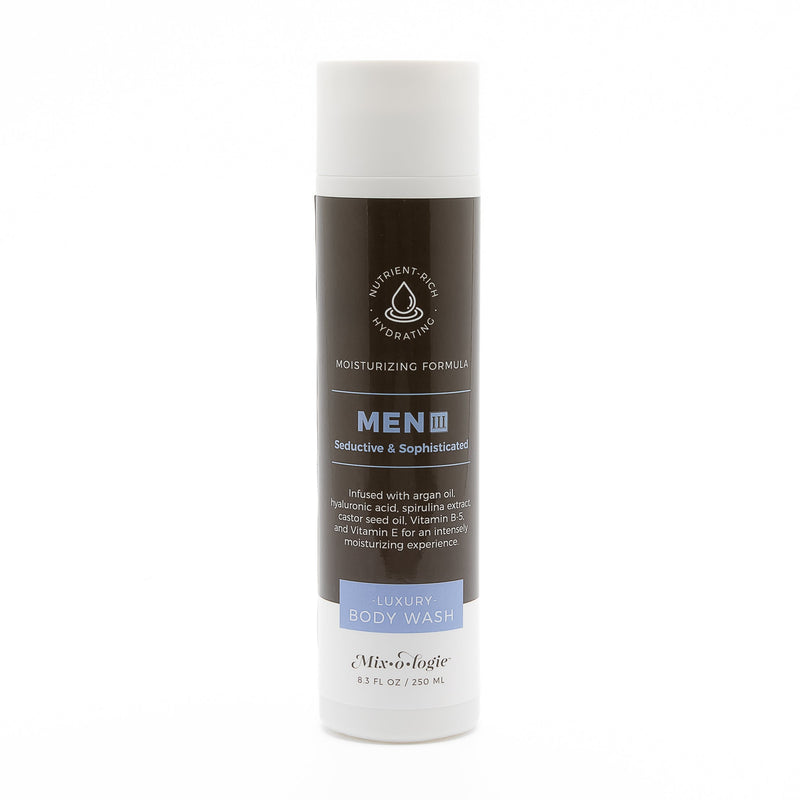 MIXOLOGIE Mixologie Men's Luxury Body Wash Men's Body Wash Light Gray III - Seductive & Sophisticated