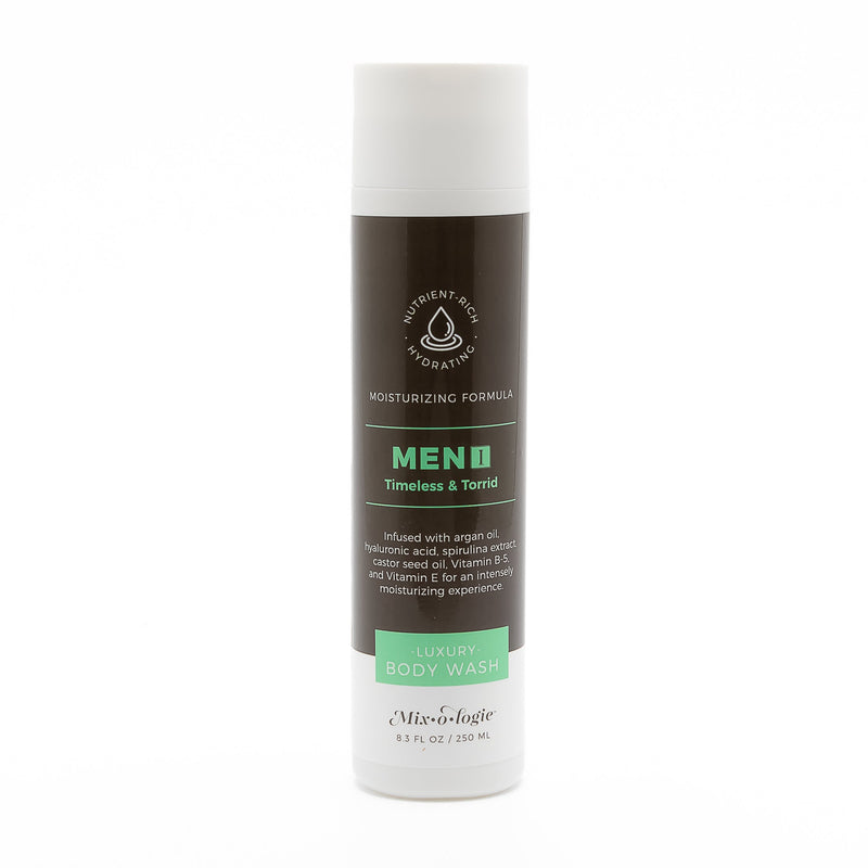 MIXOLOGIE Mixologie Men's Luxury Body Wash Men's Body Wash Light Gray I - Timeless & Torrid