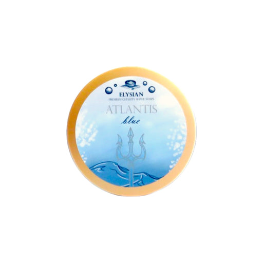 Elysian Elysian Atlantis Blue Shaving Collection Shaving Set White Smoke Cashemere Base Shaving Soap 4oz