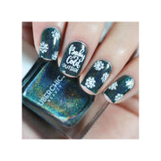 UberChic Beauty Merry & Bright Stamping Plate Gray