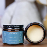 Chagrin Valley Soap & Salve Body Balm: Baby Me! Baby Balm Baby Products Light Gray 2 fl oz Jar