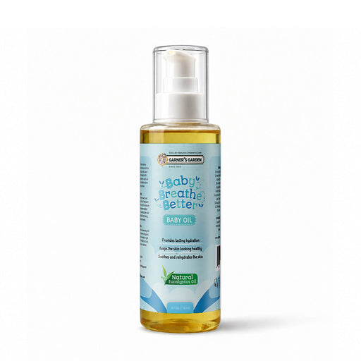 Garner's Garden Breathe Better Baby Oil Baby Care White Smoke Breathe Better Baby Oil 4oz