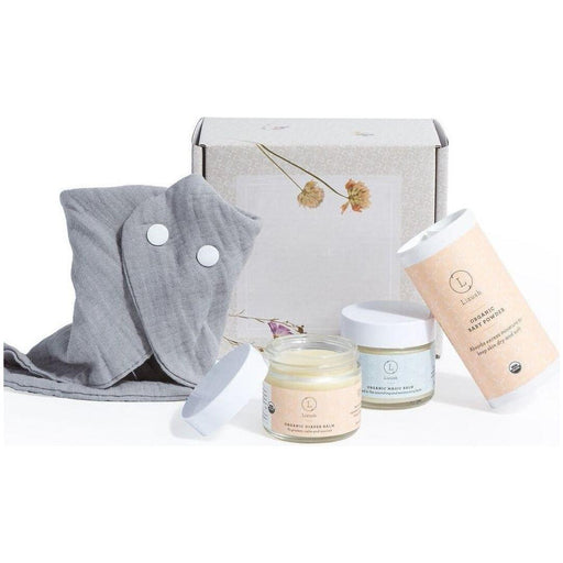 Lizush Organic new baby gift set - welcome little one! Gift set for Her Light Gray No,Yes