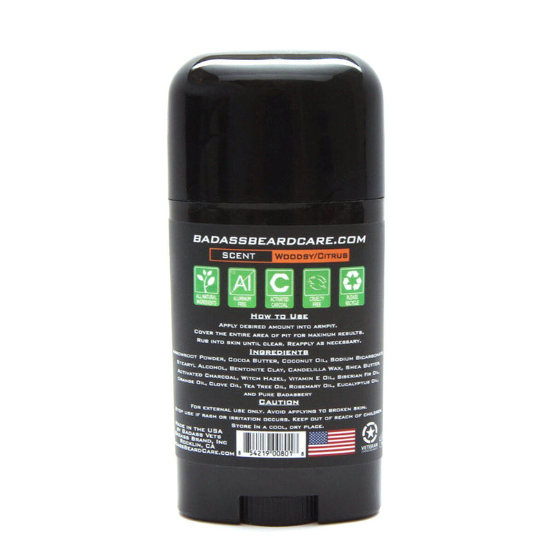 Badass Beard Care Badass Deodorant Stick DEODORANT Dark Slate Gray The Original,The Ladies Man,The Viking,The Biker,The Mountain Man,The Patriot,The Pirate,The Bushwhacker,The Outlaw,The Surfer,The Pharaoh