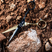 Badass Beard Care Gold Series Shaping Scissor SCISSORS Black