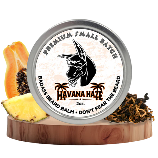Badass Beard Care Havana Haze Beard Balm BALM Rosy Brown