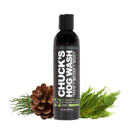 Badass Beard Care Chuck's Hog Wash - The Mountain Man HOG WASH Dark Slate Gray BABC