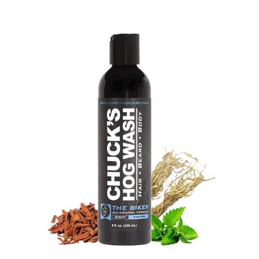 Badass Beard Care Chuck's Hog Wash - The Biker HOG WASH Dark Slate Gray BABC