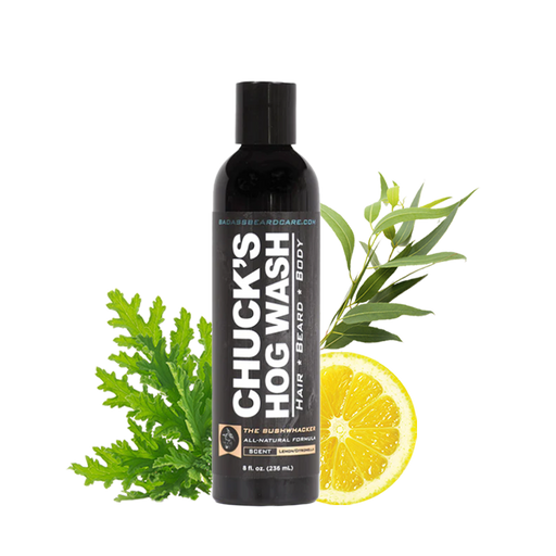 Badass Beard Care Chuck's Hog Wash - The Bushwhacker HOG WASH Dark Olive Green BABC