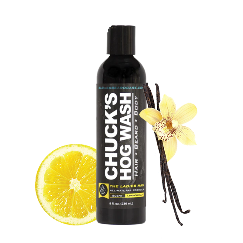 Badass Beard Care Chuck's Hog Wash - The Ladies Man HOG WASH Dark Slate Gray BABC