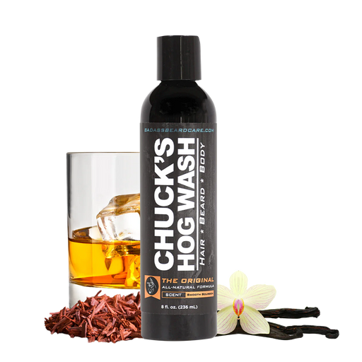 Badass Beard Care Chuck's Hog Wash - The Original HOG WASH Dark Slate Gray BABC