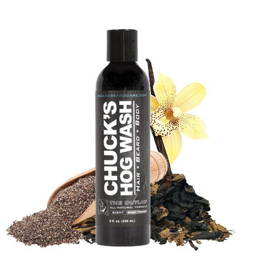 Badass Beard Care Chuck's Hog Wash - The Outlaw HOG WASH Dark Slate Gray BABC
