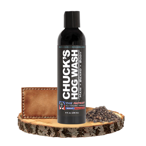 Badass Beard Care Chuck's Hog Wash - The Patriot HOG WASH Dark Slate Gray BABC