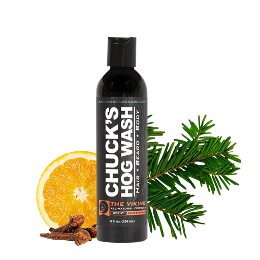 Badass Beard Care Chuck's Hog Wash - The Viking HOG WASH Sandy Brown BABC