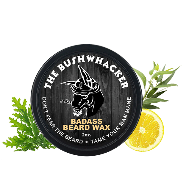 Badass Beard Care The Bushwhacker Beard Wax WAX Dark Slate Gray BABC