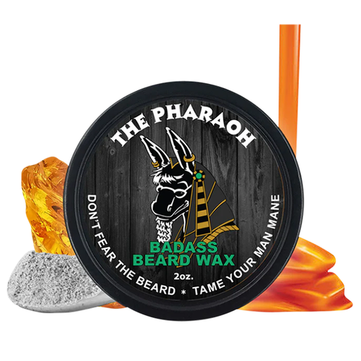 Badass Beard Care The Pharaoh Beard Wax WAX Dark Salmon BABC