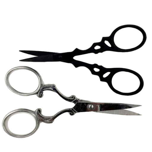 Badass Beard Care Beard & Mustache Scissors SCISSORS Gray Black,Silver